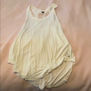 white workout tanktop